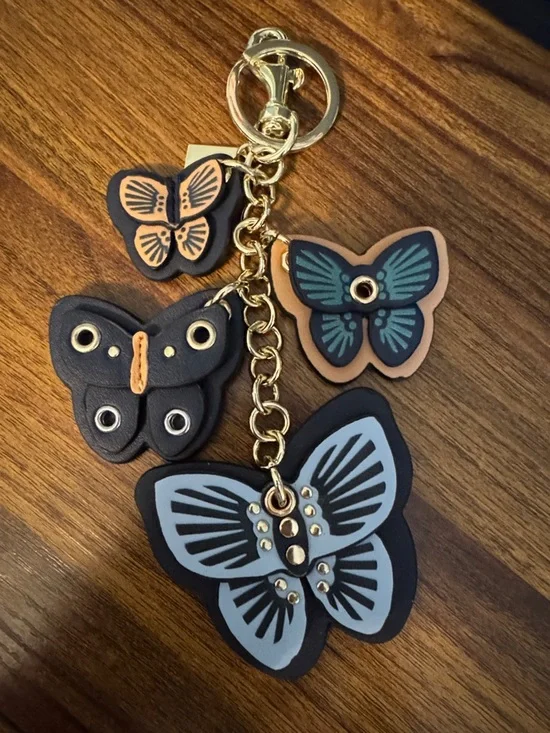 Coach Blue Butterfly charms - Picture 4 of 4